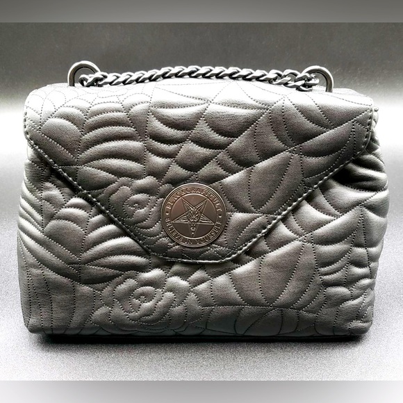 BlackCraft Cult Charlotte Spider Quilt Shoulder Bag - Picture 1 of 11